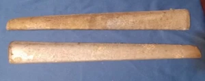 1947 Ford Deluxe Upper Grille Hood Trim Bars 6A-8170 & 6A-8171 FREE SHIPPING - Picture 1 of 6