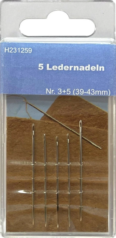 Nähnadeln Ledernadeln Nadeln Dreikantspitze