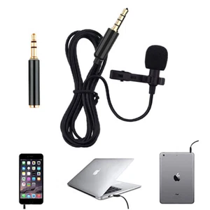 P85C Lavalier Mikrofon Ansteckmikrofon für 3.5mm Handy PC mit Einfacher Clip - Bild 1 von 12