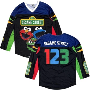 Sesame Street Men's Headgear Classics Premium Embroidered Hockey Jersey - Picture 1 of 7