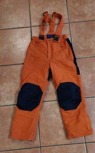 Skihose mit Hosenträger Kinder Größe 140 dunkelorange von Hennes & Mauritz - Bild 1 von 7