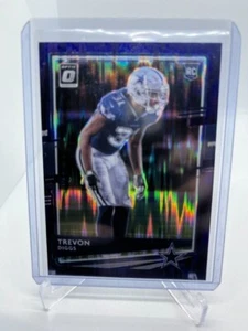 2020 Donruss Optic Trevon Diggs Purple Shock Prizm Rookie RC #110 Cowboys CB - Picture 1 of 2