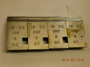 0.190-32 UNF Coventry Dies for 3/4" diehead Alfred Herbert Chaser dies used - Picture 1 of 1
