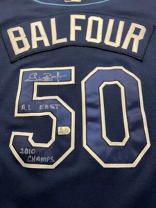 Grant Balfour Autographed Rays Authentic Jersey - Player's Closet Project - Picture 1 of 3