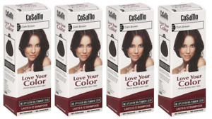 CoSaMo Hair Color #779 Dark Brown - Compares to Clairol Loving Care #79 (4 Pack)