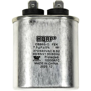 Condensador de funcionamiento 7,5uF 370-440V motor eléctrico de CA arranque HVAC soplador compresor bomba - Imagen 1 de 9