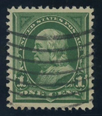 US Stamp #279 Franklin 1c - PSE Cert - XF 90 - Used - SMQ $35.00 - Image 1 of 2