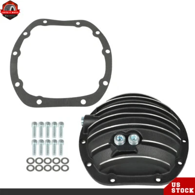 For Jeep Dana 25 27 30 10-Bolt Rear Differential Cover w/ Gasket & Drain Plug - Image 1 of 4