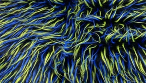 Tela de tapicería de piel sintética azul verde en la espalda con espiga por yarda - Imagen 1 de 1
