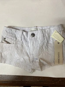 Kids Diesel Prira Shorts White Size 4Y - Picture 1 of 4