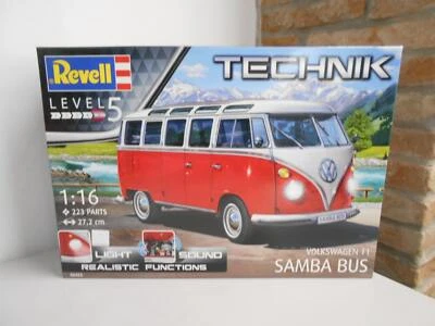 REV00455 by Revell Volkswagen T1 "Samba Bus" Technik 1/16 - Immagine 1 di 4