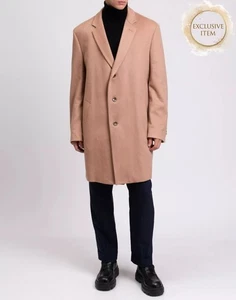 RRP€1200 BUGATTI Cashmere Flannel Coat Size IT58 US48 3XL - Picture 1 of 11