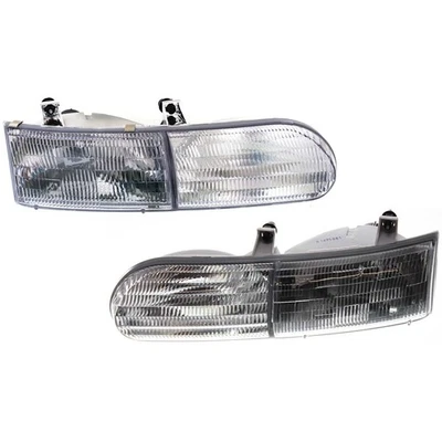 Faros laterales para conductor y pasajero para Ford Taurus 1992-1995 halógenos con bombilla/s Foto 1 de 4