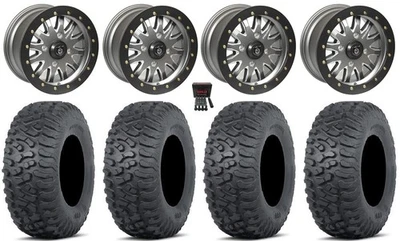 Pro Armor Halo Bdlk 15" Wheels TM 30" Terra Hook Tires Polaris Ranger XP 9/1K - Image 1 of 4