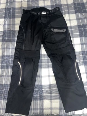 Joe Rocket Motorcycle Riding Pants Men Large Black Padded Biker Adjustable Biker - Image 1 of 4