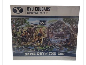 BYU Cougars 500-teiliges Puzzle Spieltag im Zoo, kleiner Schaden am Paket - Bild 1 von 1