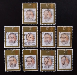 10 Sir Henry Wood 12p 1980 British Conductors Used Commemorative Stamps - Picture 1 of 1