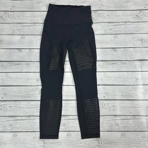 Lululemon Größe 4 schwarz Rogue Renegade hoch geschnittene kurze Leggings 24" Schrittlänge Small - Bild 1 von 10