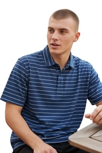 Members Mark Men's Active Performance Polo, Blue, Medium - Picture 1 of 7