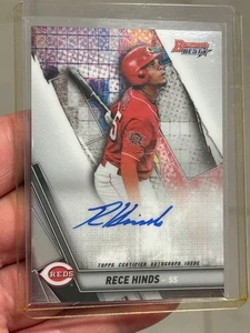 2019 Bowman’s Best Rece Hinds Rookie Autograph - Bild 1 von 2