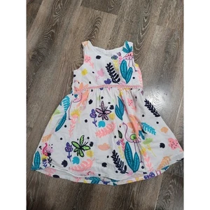 Cat & Jack Girls Butterfly White Dress size Small #7 - Picture 1 of 5