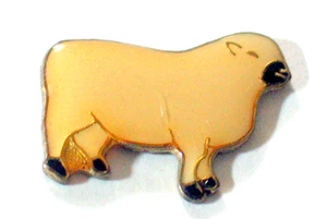 Vintage Southern Ram Sheep Enamel Pin (sm) - Picture 1 of 3