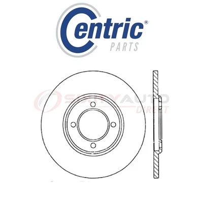 Centric Disc Brake Rotor for 1971-1975 Toyota Celica 1.9L 2.0L 2.2L L4 - Kit gy - Image 1 of 4