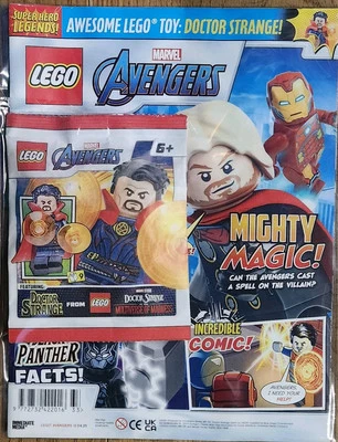 MIB Lego Avengers 16 Superhero Legends magazine + Doctor Strange 242317 Minifig - Image 1 of 2