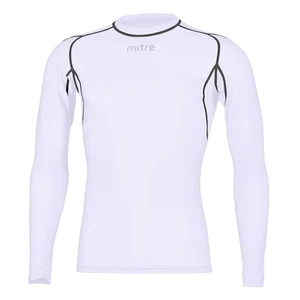 Mitre Neutron Base Layer White Compression LS Top Size LG Mens Gym/Sportswear - Picture 1 of 3