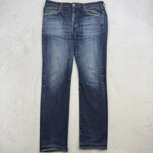 Adriano Goldschmied Jeans Mens The Graduate Relaxed Fit Jeans Blue 34x34 - Picture 1 of 19