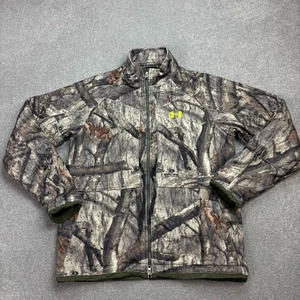 Under Armour Jacket Adult Medium Brown Workwear RealTree Lined Hunting Camo Men* - Picture 1 of 9