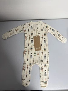 Goumi Kids Grow with You Footie + Snug Fit - Makramee Größe 0-3 Monate - Bild 1 von 4