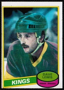 1980-81 O-Pee-Chee Dave Lewis Los Angeles Kings #196 - Picture 1 of 2