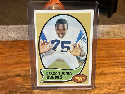 1970 Topps Football Card #125 Deacon Jones Los Angeles Rams EX - Image 1 of 4