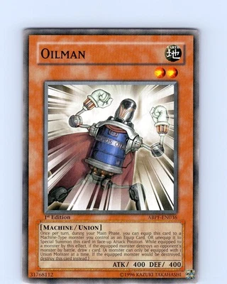 Yu-Gi-Oh TCG Oilman ABPF-EN036 1st Edition Regular Common Card LP-NM - Image 1 of 2