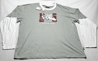 Dale Earnhardt Jr #8 NASCAR Adult XL Chase Authentics Long Sleeve NWT Blemish - Image 1 of 4
