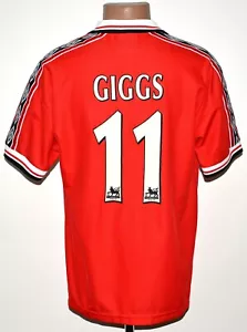 Manchester United 1998/2000 Heim Fußball Trikot Umbro M #11 Giggs - Bild 1 von 5