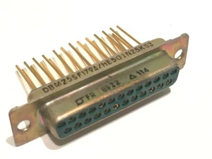 DBM25SF179A CANNON MILITARY SPEC 25 WAY D TYPE WIRE WRAP FEMALE (x1) ae1y24 - Picture 1 of 2