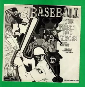 Baseball The First 100 Years W/Picture Sleeve James Stewart / Curt Gowdy - Imagen 1 de 4