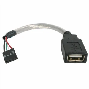 StarTech USBMBADAPT 6" CABLE USB A FEMALE to MB 4 PIN - Picture 1 of 1