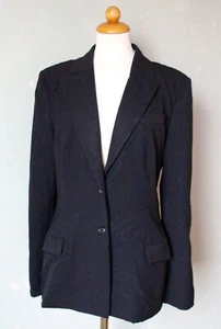 Piazza Sempione Blazer Jacke schick edel schwarz klassisch lang 40 L IT. 46 - Bild 1 von 5