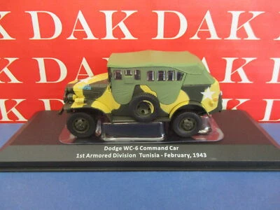 Die cast 1/43 Modellino Dodge WC-6 Command Car 1st Armored Div. Tunisia 1943 - Immagine 1 di 4