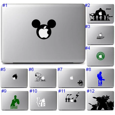 Laptop Notebook Macbook Air Pro 13 15 Cute Fun Decal Sticker Mod Design Wrap - Image 1 of 2