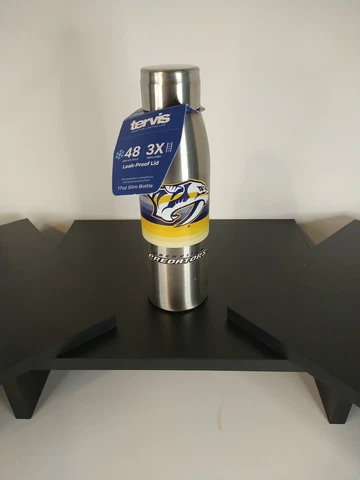Nashville Predators Tervis  17oz Stainless Steel Water Bottle New with Tags Cover