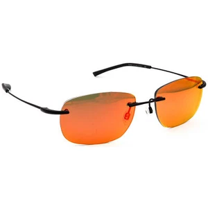 Maui Jim Sunglasses Frame Only MJ932-2M Nanea Black Rimless Metal Japan 55 mm - Picture 1 of 6