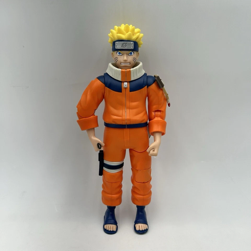 Figura de acción NARUTO 11" SLASHING and KICKING con sonido roto anime Kunai Foto 1 de 4