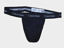 Calvin Klein Men's Cotton Stretch Thong Men's LARGE (36"-38") **NEW** Black