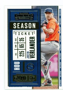 2020 Panini - Contenders Baseball #7 Justin Verlander - Houston Astros