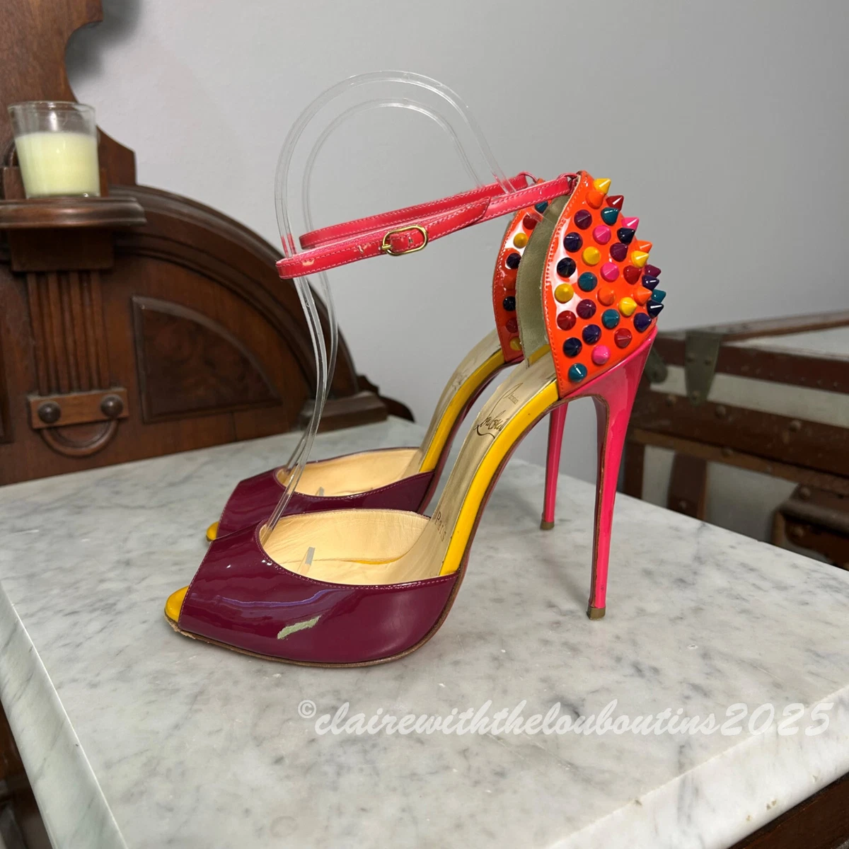 Christian Louboutin Spikes Multicolor Heels for Women for sale | eBay