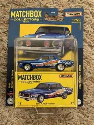 MATCHBOX COLLECTORS 1962 PLYMOUTH SAVOY 1/64 DIE-CAST CAR! 17/20, BRAND NEW - Image 1 of 3